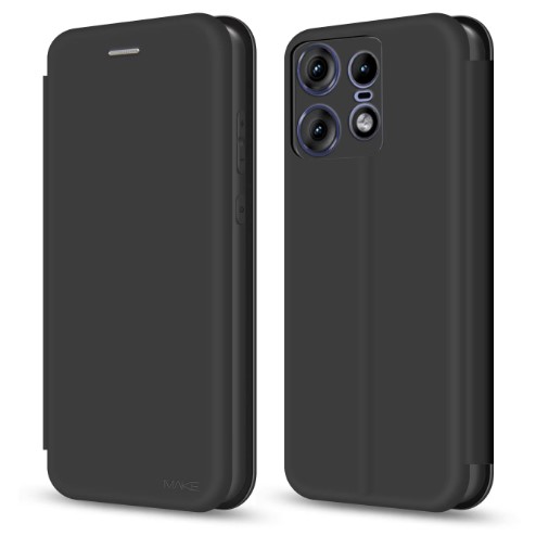 Книжка MAKE для Motorola Edge 50 Pro Flip Black-0
